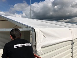 Raktársátor 10 méter széles-49